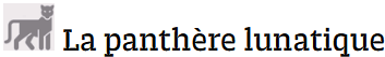 logo la panthère lunatique